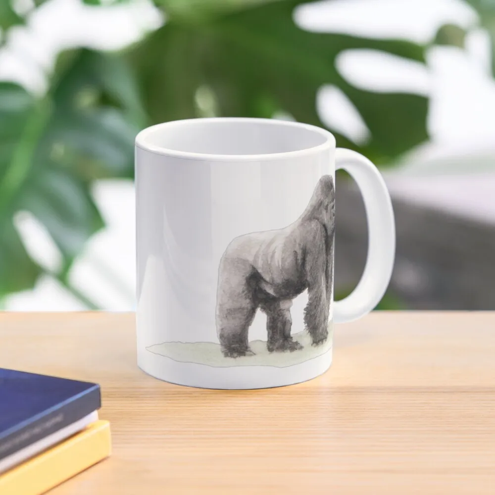 

Silverback Gorilla Coffee Mug Funny Mugs Breakfast Cups