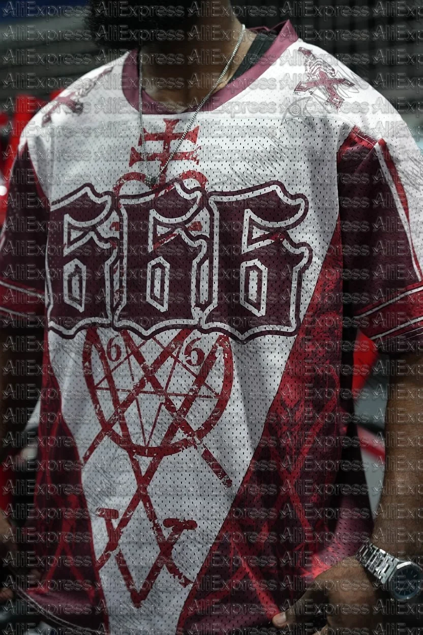 2026 Neue Film-Sportmode Kurzarm-V-Ausschnitt Streetwear für Erwachsene und Kinder Gothic-Stil Horror-Fans Geschenk