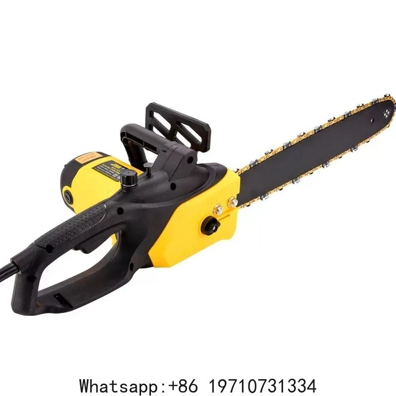 2200w 220v Corded Electric Chainsaw 16-inch Handheld No Refueling Electric Chain Saw With Low-kickback Fast Cutting Tool