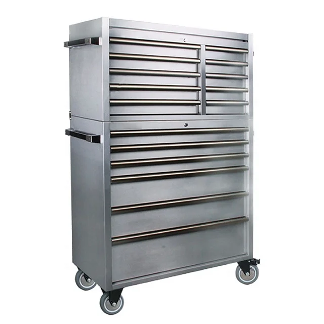 

Workshop toolbox stainless steel work bench tool cabinet