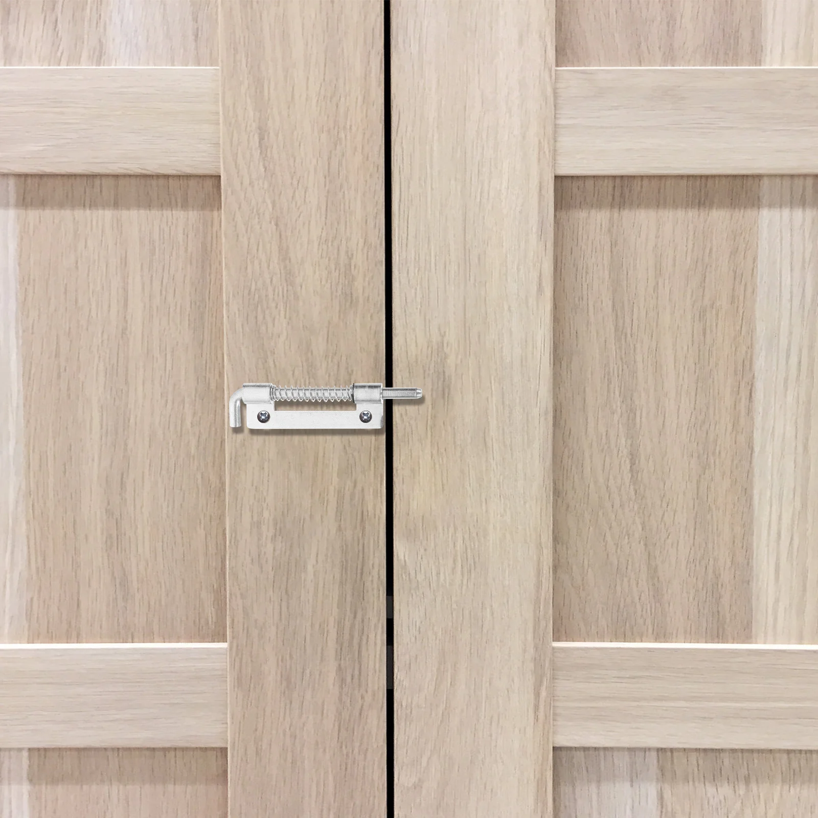 

10Pcs Spring Latch Barrel Bolt Latch Spring-Loaded Bolt for Cabinet Door Gate Garage Trailer Door Lock Latching Security