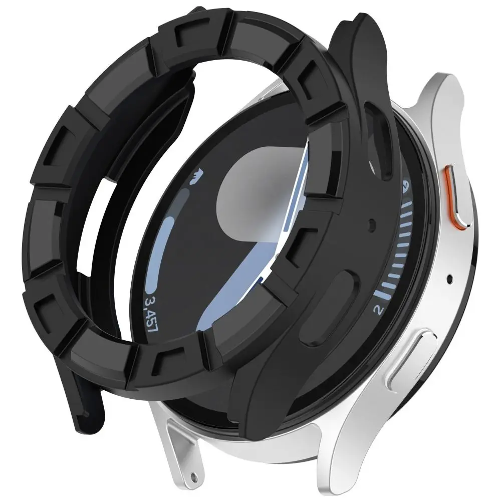 New TPU Protective Case Anti-Scratch Hollow Frame Bumper 40/44MM Edge Shell for Samsung Galaxy Watch 7 Smart Watch Accessories