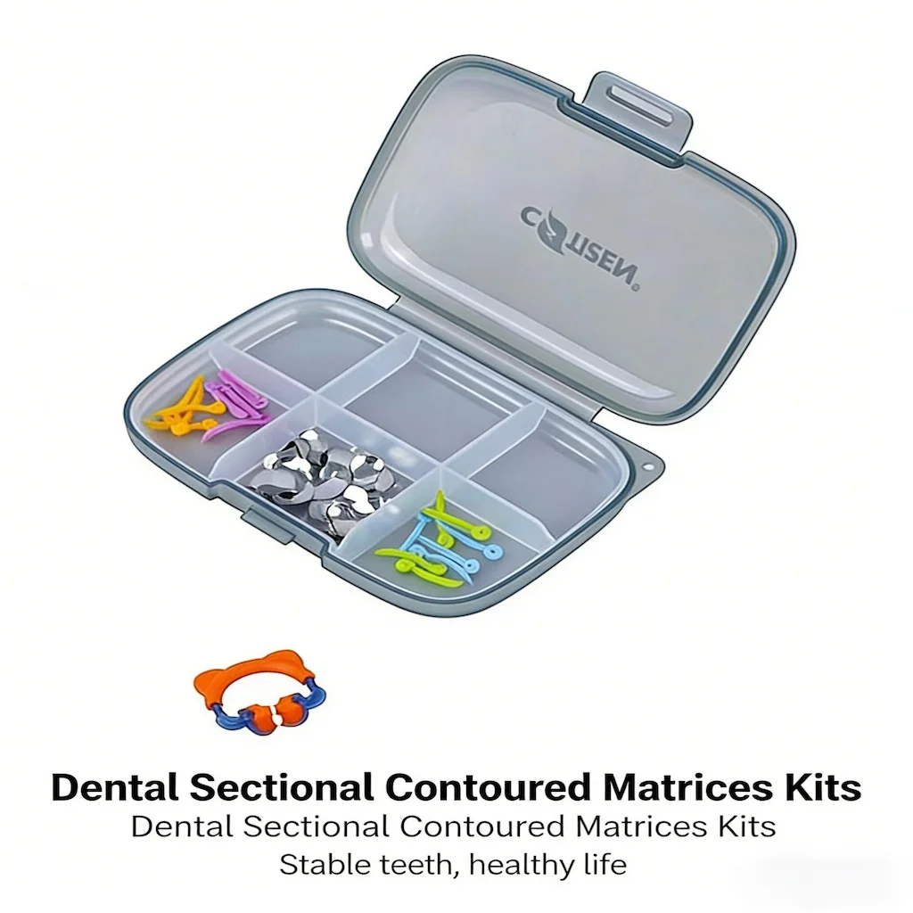 Ti Alloy Toflemire Matrix System- Autoclavable Molar Restoration Kit with Corrosion-Resistant Design (Dental Clinic Essential)