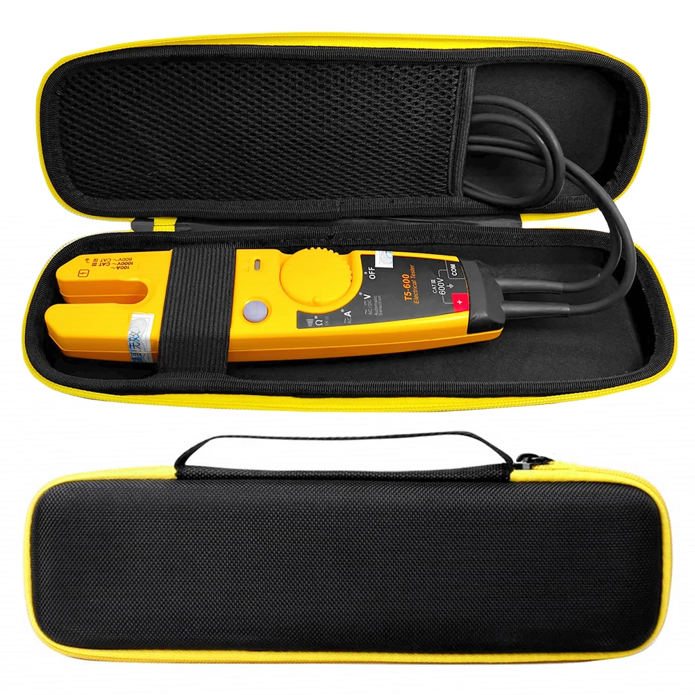 

EVA Portable Storage Bag Waterproof Protective Travel Carrying Bag Shockproof for Fluke T5-1000/T5-600/-1000/-600 Multimeter