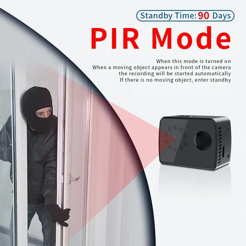 

Mini Outdoor DV Voice Video Recorder Micro Cam With PIR Long Standby Time MD20 Mini Camera 1080P HD Camcorder Night Vision