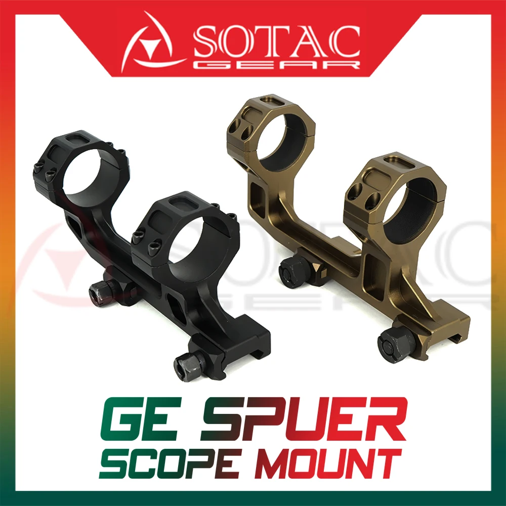 

GE Scope Mount 30MM Tube 1.54Inch Height GE Riflescope Mount AR-15/M4 with Original Marking Fit 20mm Picatinny Rail for Hunting