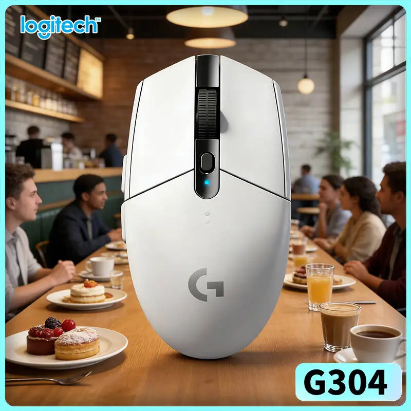 Logitech G304 LIGHTSPEED Wireless Gaming Mouse 12000 DPI HERO Sensor 1ms Latency 250hr Battery E-Sports Accurate Users
