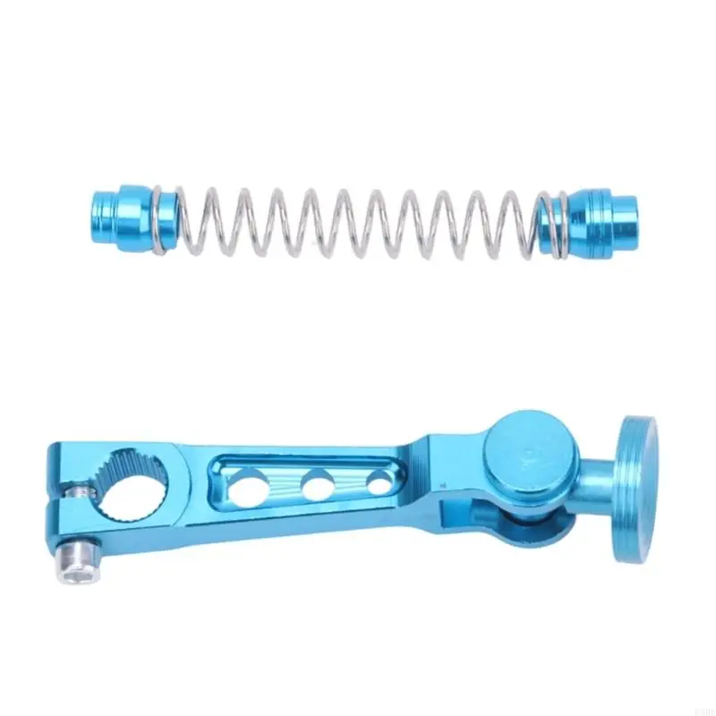 D5BE Open-Frame Motorcycle Rear Brake Arm Replacement Machined with a Split Clamp, Internal Splines and Retaining Bolt