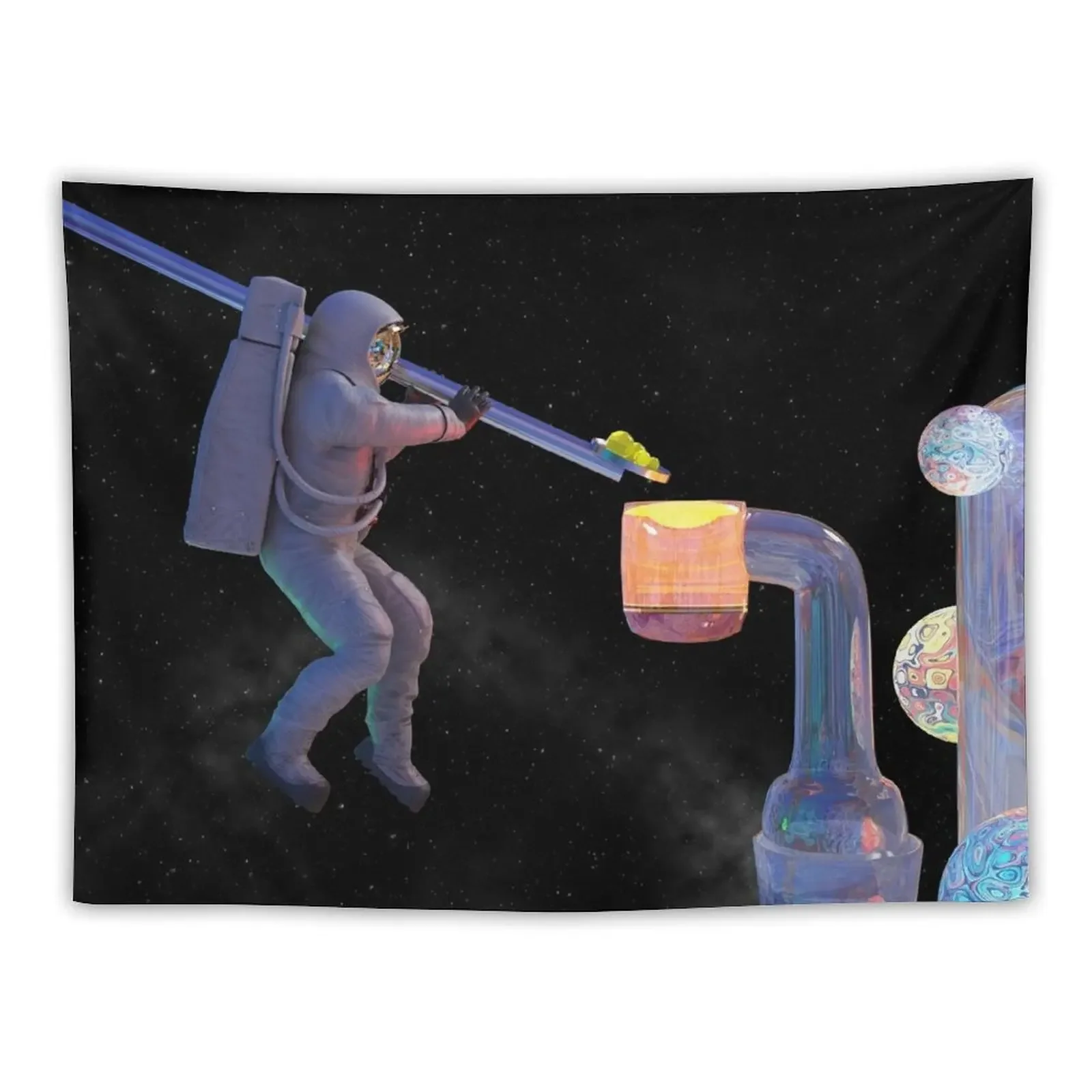 Space Dab Tapestry Wall Hanging Wall Decorative Wall Murals Tapestry