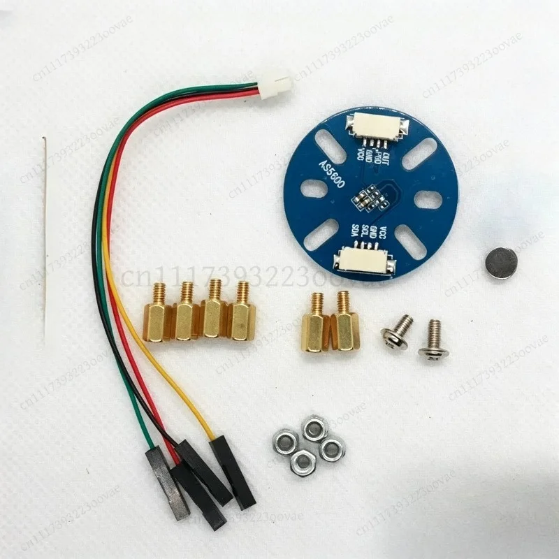 12‑Bit High Precision Magnetic Encoder Module I2C Angular Speed Measurement Support FOC Radial Magnet