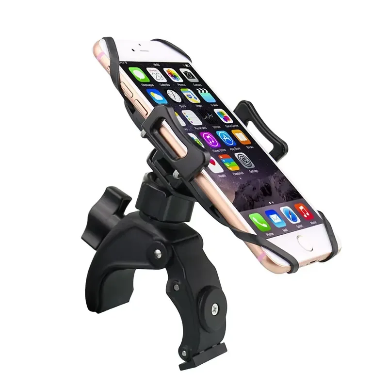 seller new detachable universal motorcycle bike bicycle cell phone holder for 16-60mm oval and circle bar