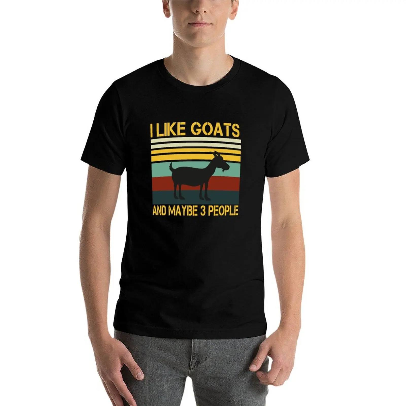 

i like goats and maybe 3 people/ Goat Love, Goats, Cute Goat Shirt, Goat Gift, Lover gift idea, Farm , owner / T-Shirt