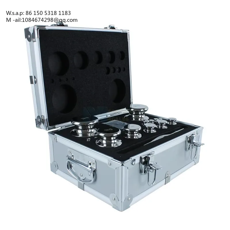 1mg-2000g E1 F1 F2 M1 Class Stainless Steel Calibration Weight Set Standard Test Weights for Electronic Balance & Scale Calibrat