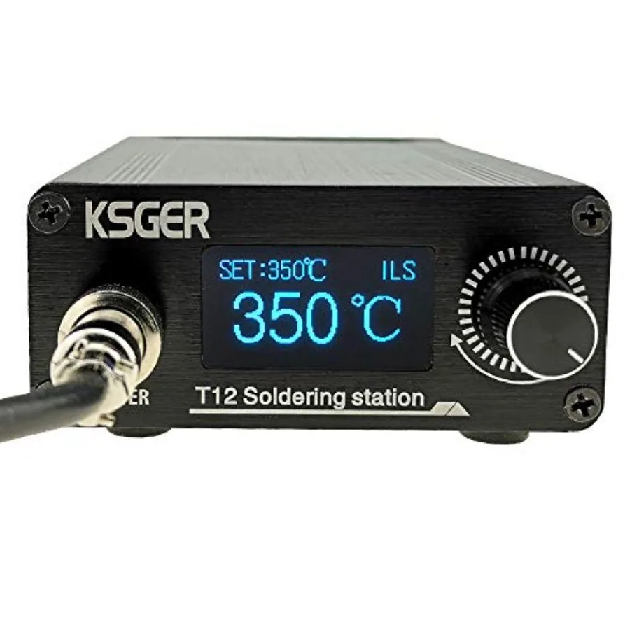 

T12 Soldering Station DIY STM32 V3.1S OLED Temperature Controller Electronic Welding Iron Tips Handle Aluminum Alloy Case Power