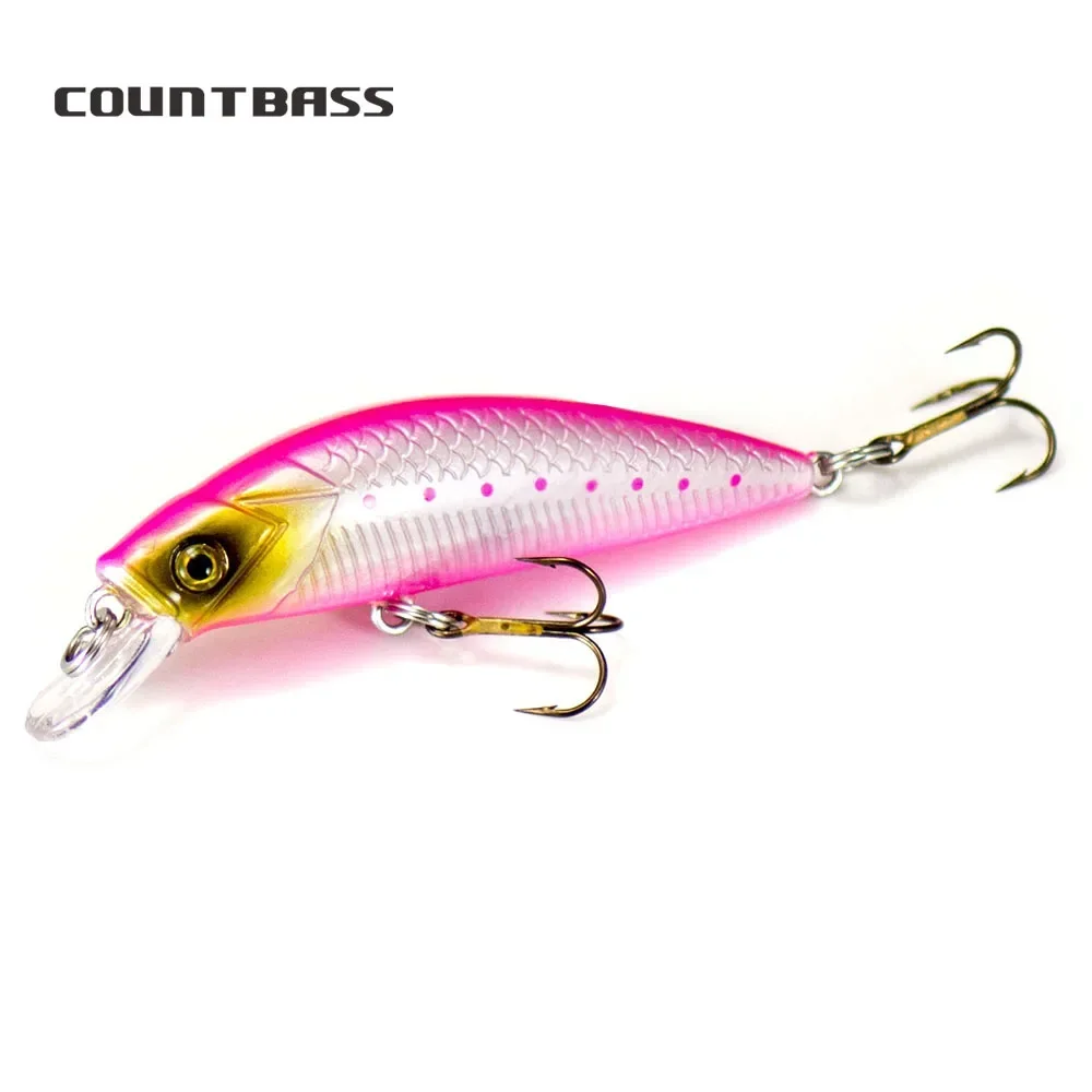 

Countbass Heavy Sinking Minnow 50mm 6.2g Wobblers Angler's Lure for Fishing Freshwater Trout Bass Pike