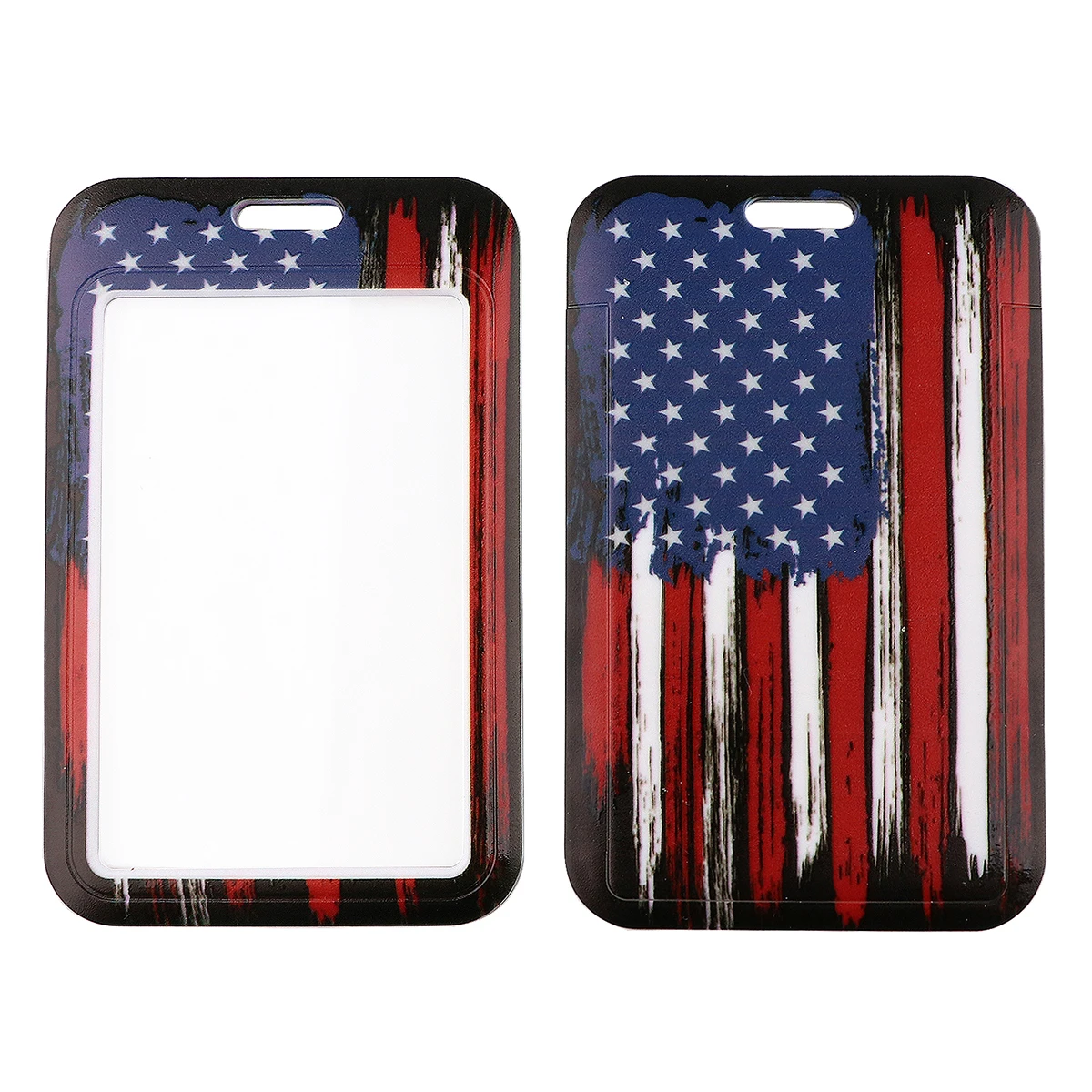 American Flag Print Lanyard For Keychain ID Card Cover Passport Student USB Badge Holder Neck Straps Phone Accessories