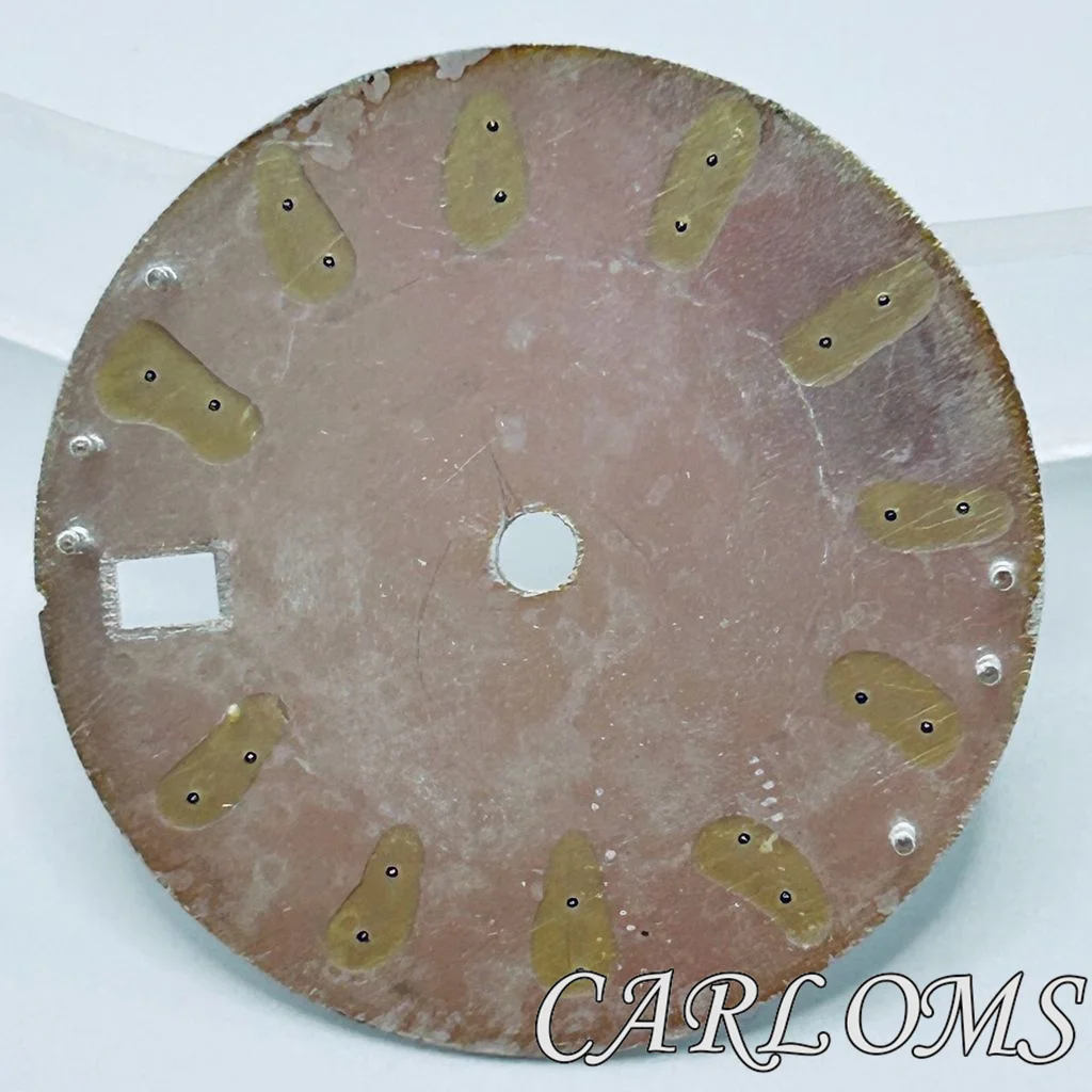 TOP 28.5mm NH35 NH36 4R35 4R36 Silver Black Gray Sterile Watch Dial Date Movement Fit 3 O'clock 3.8 O'clock Crown