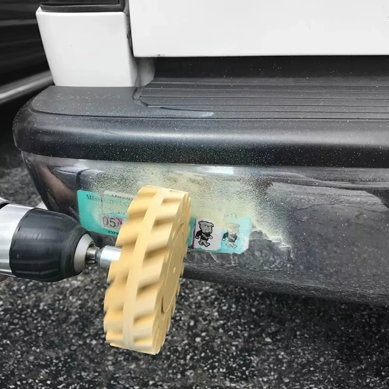Pneumatic Rubber Remover Disc Rubber Tool Grinding Wheel Car Decal Remover Wheel Effective Practical Quick Pinstripe 4 Inch