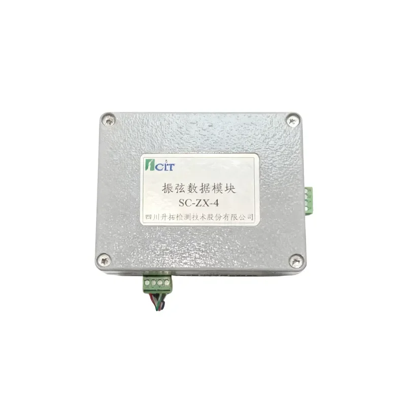 SC-ZX-4 4-Channel Vibrating Wire Data Acquisition Module Frequency Temperature Reader MODBUS RS485 1 Year IP56 Protection