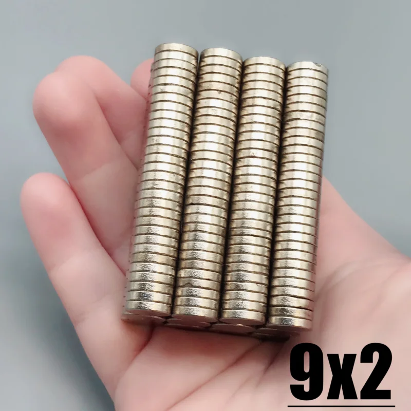 9x2 9x3 9x4 10x1.5 10x4 12x1.5mm Disc Magnets 10-500pcs N35 Neodymium NdFeB Magnet, Fridge & Office & Garage, Magnetic Materials