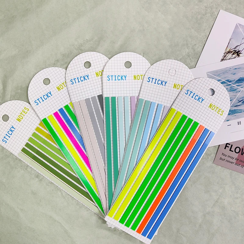 KindFuny 160Pcs Stickers Transparent Bookmarkers Tabs Flags Stationery Posted It Tabs Memo Pad School Office Supplies