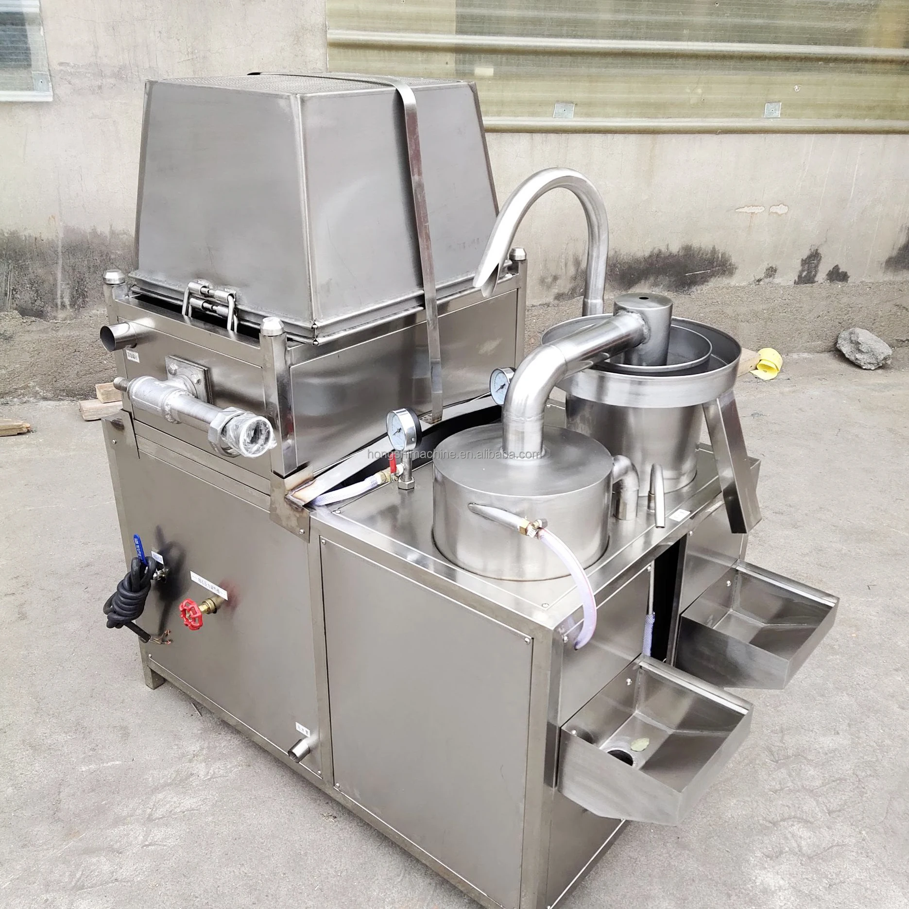 Automatic Industrial Rice Washer Cleaner Rice Cleaning Machine Commercial Rice Washing Machine