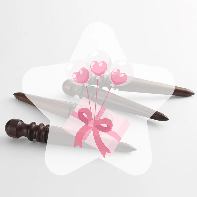 1Pc Wooden Leather Edge Burnisher DIY Handmade Leathercarft Sandalwood Leather Polishing Tool Wood Polishing Stick
