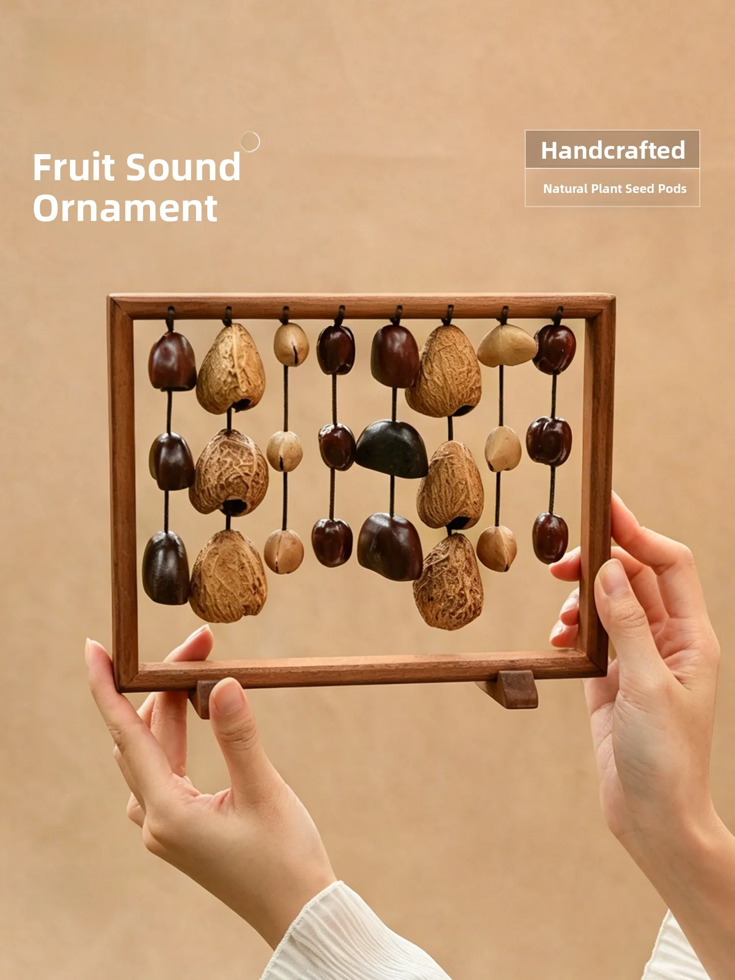 Handmade Yoga Healing Decorative Item  Wind Chimes Plant Seed Gift Home Decor Accessories Handcrafted Therapeutic Series