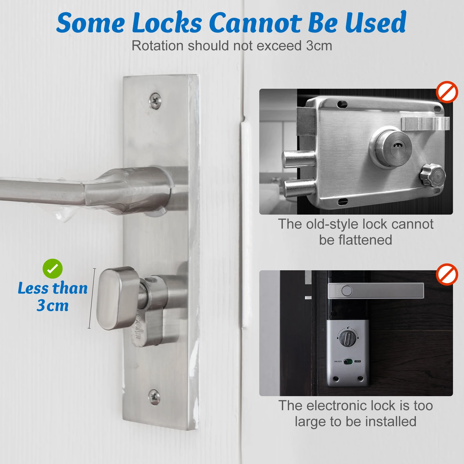 1 قطعة قفل الباب الغطاء الواقي سلامة الطفل مقبض الباب يغطي سهلة التطبيق لا حاجة إلى التثبيت المنزل الطفل الأمن الملحقات #4