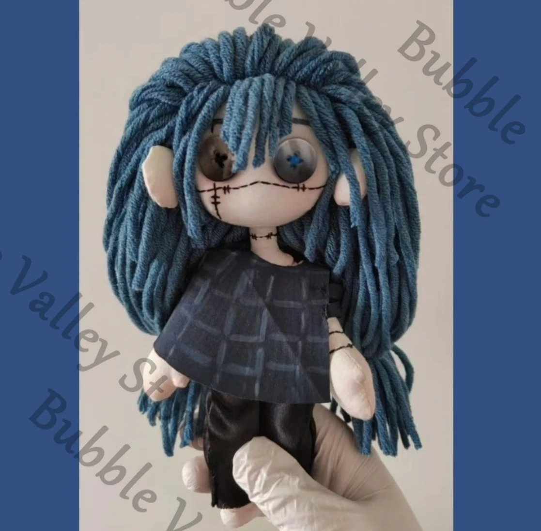 

Anime Jujutsu Kaisen Mahito Cosplay Hand-sewn Button Eyes Fluffy Cotton Maumet Cartoon Handcrafted Puppet Adorn Birthday Gift