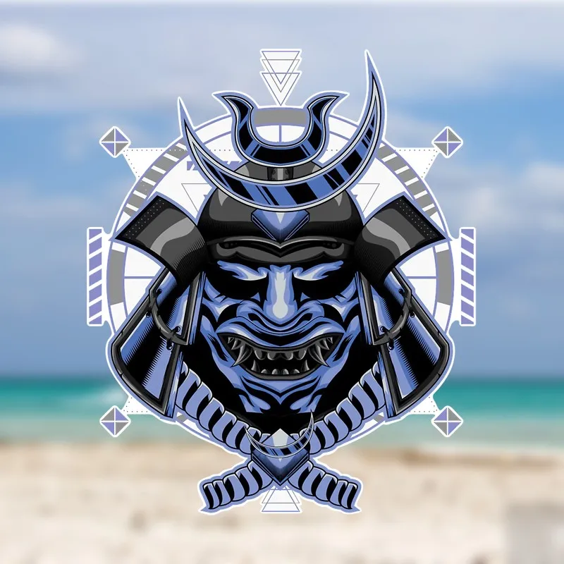 

EARLFAMILY JIN SAKAI Samurai автомобильные наклейки водостойкая устойчивая к царапинам наклейка для доски для серфинга интересные аксессуары для холодильника