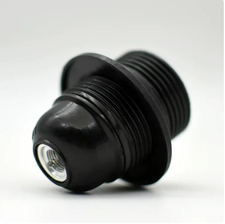 2PCS Table lamp holder lamp holder screw e27 high temperature resistant bakelite insulated lamp port
