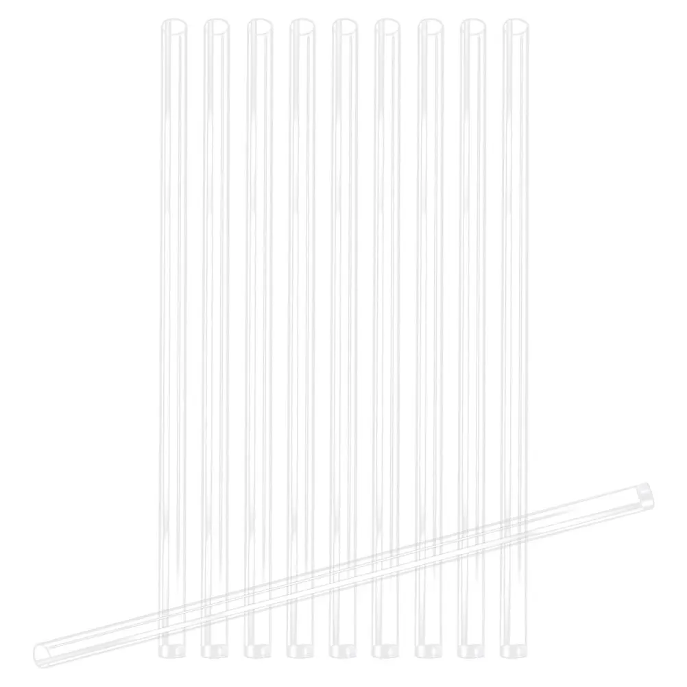 

10Pcs LED Meteor Light Tubes Clear Plastic String Light Protector Tubes Replacement Shells for Outdoor Wedding Party Holiday