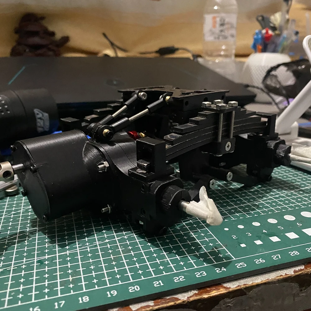 Suspensão de dureza de plástico para caminhão basculante 1/14 tamiya rc scania 770s volvo 750 mercedes-benz actros 3363 homem brinquedos peças de carro