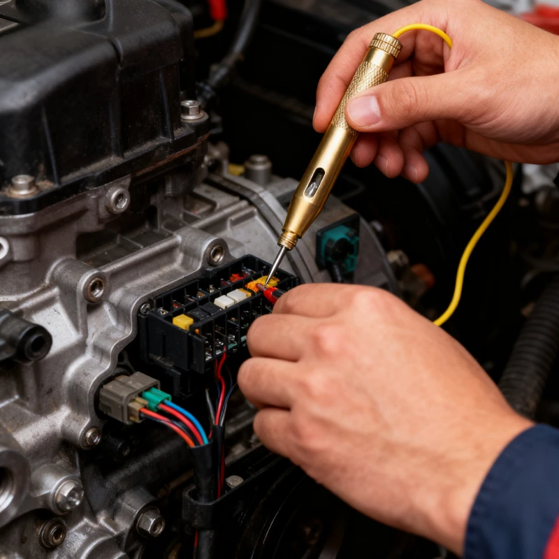 Automotive Low-voltage Detection Pen Fuse Voltage Diagnostic Tool Copper Measuring Pen Can Judgment Positive and Negative Poles