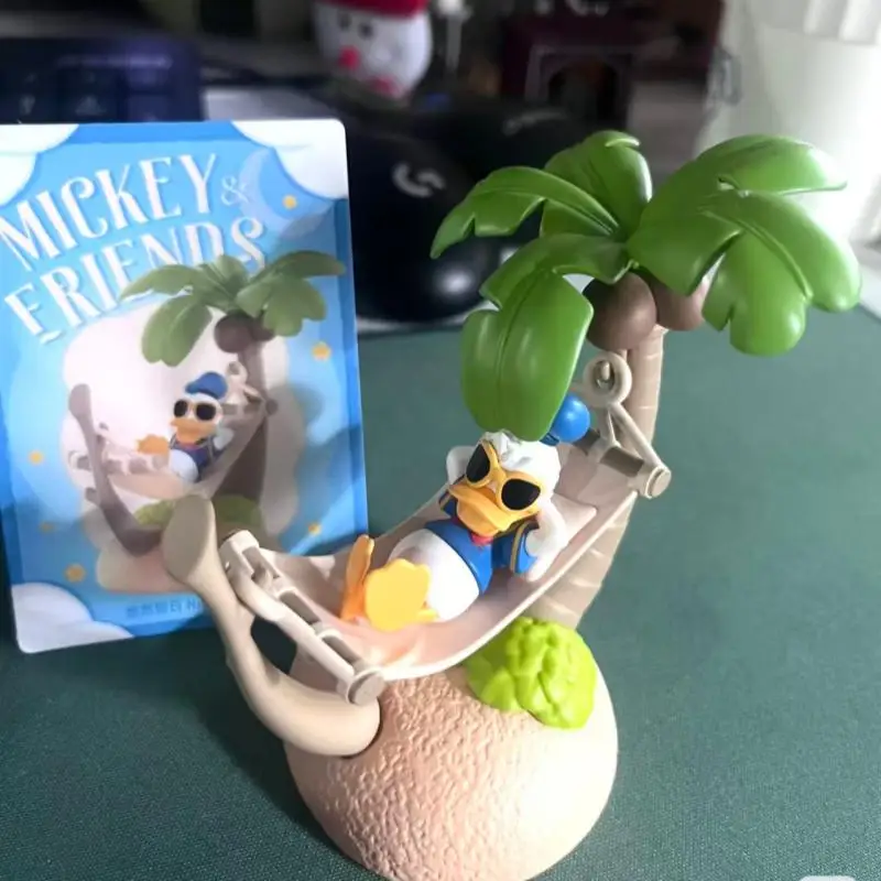 

Подлинная серия Popmart Disney Mickey Family Swinging Dreams, слепая коробка, сцена, подарок ручной работы, украшение, украшение автомобиля