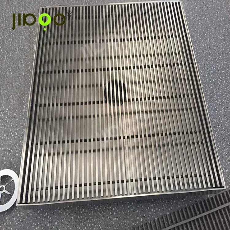 

Customized Easily Assembled High Quality Wedge Wire Strip 304 Stainless Steel Floor Drain Grate