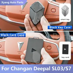 Deepal SL03/S7 Keychain Car Shell Card Transparent Smart Key Chain Key Bag Car Accessories