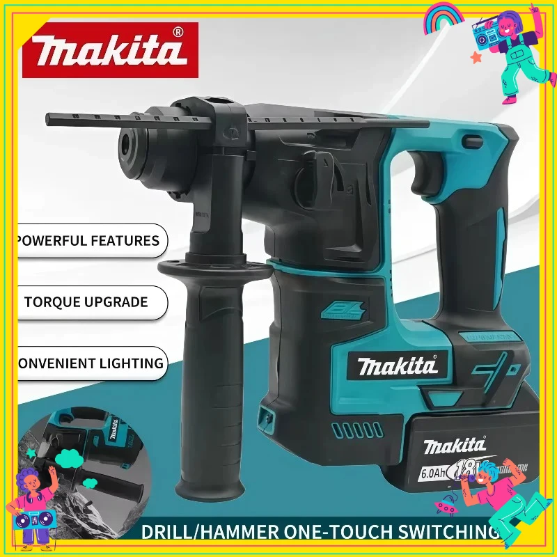 

Makita Brushless Electric Hammer for 18V Lithium Battery Cordless Hammer Wireless Drills Power Tools（only tool）