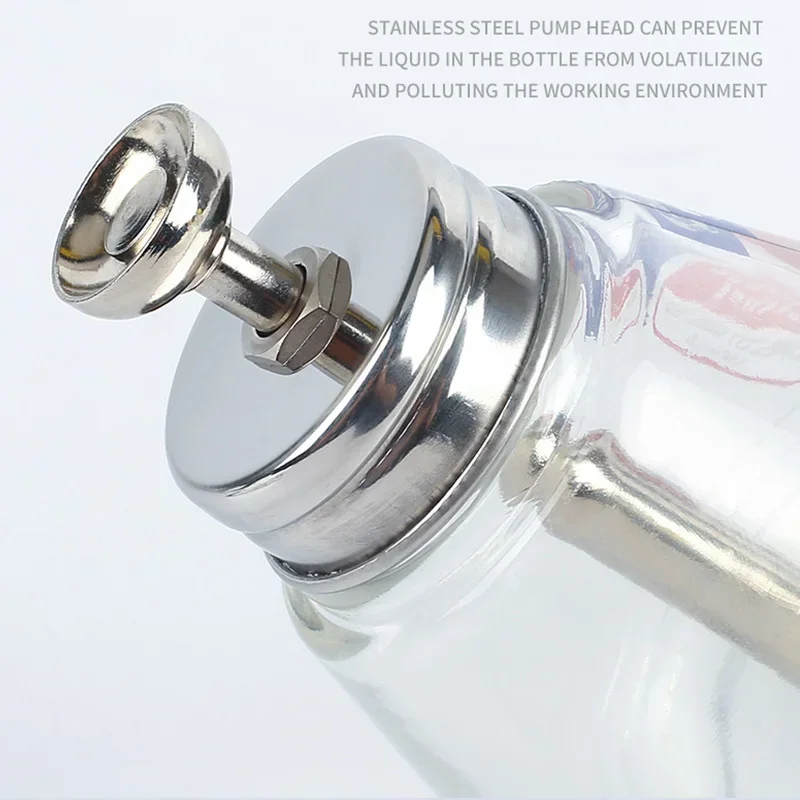Botella de Alcohol líquido de vidrio mecánico, contenedor de agua, dispensador de limpieza antiestática para herramientas de reparación de teléfonos