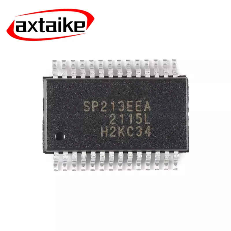 

10PCS SP213EEA SP213E SP213 SP213EEA-L/TR SSOP-28 SMD Low Power High ESD +5V RS-232 Transceivers IC