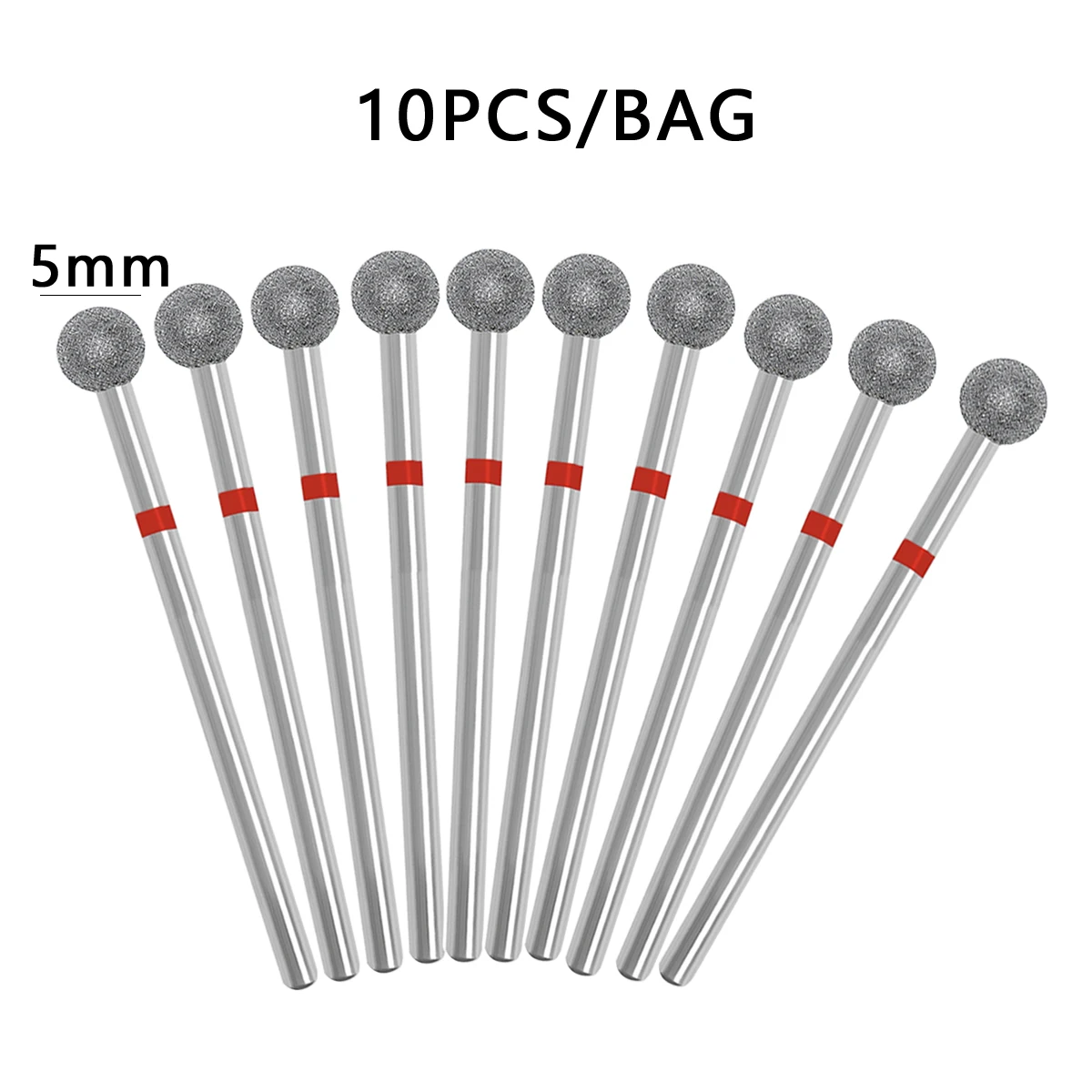 10 قطعة/المجموعة مسمار لقمة ثقب الماس القواطع ل مانيكير إهاب لدغ قاطعة المطحنة ل باديكير الأظافر اكسسوارات أدوات
