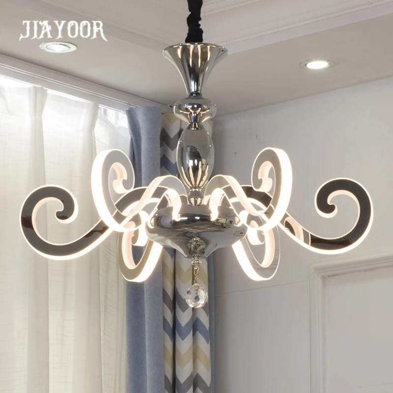 

Nordic Modern LED Living Room Pendant Light Luxurious Creative Personality Acrylic Art Bedroom Home Dining Room Pendant Light