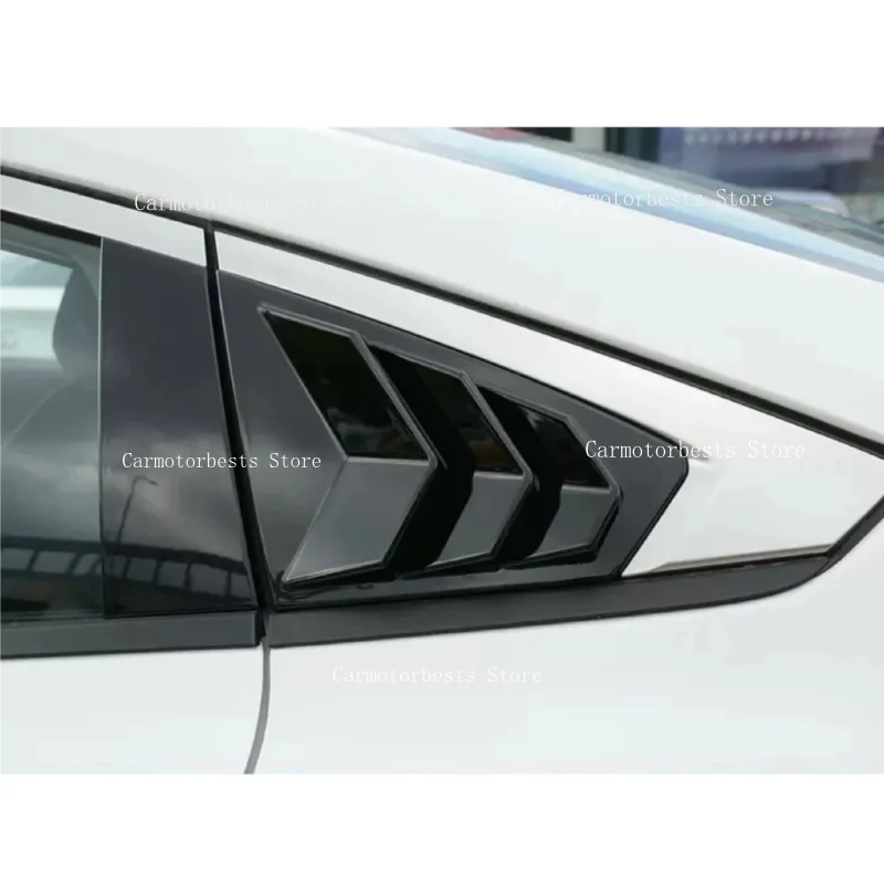 Car Rear Louver Window Side Shutter Cover Fit For Nissan Sentra Sylphy B19 2026  Trim Sticker Vent Scoop ABS