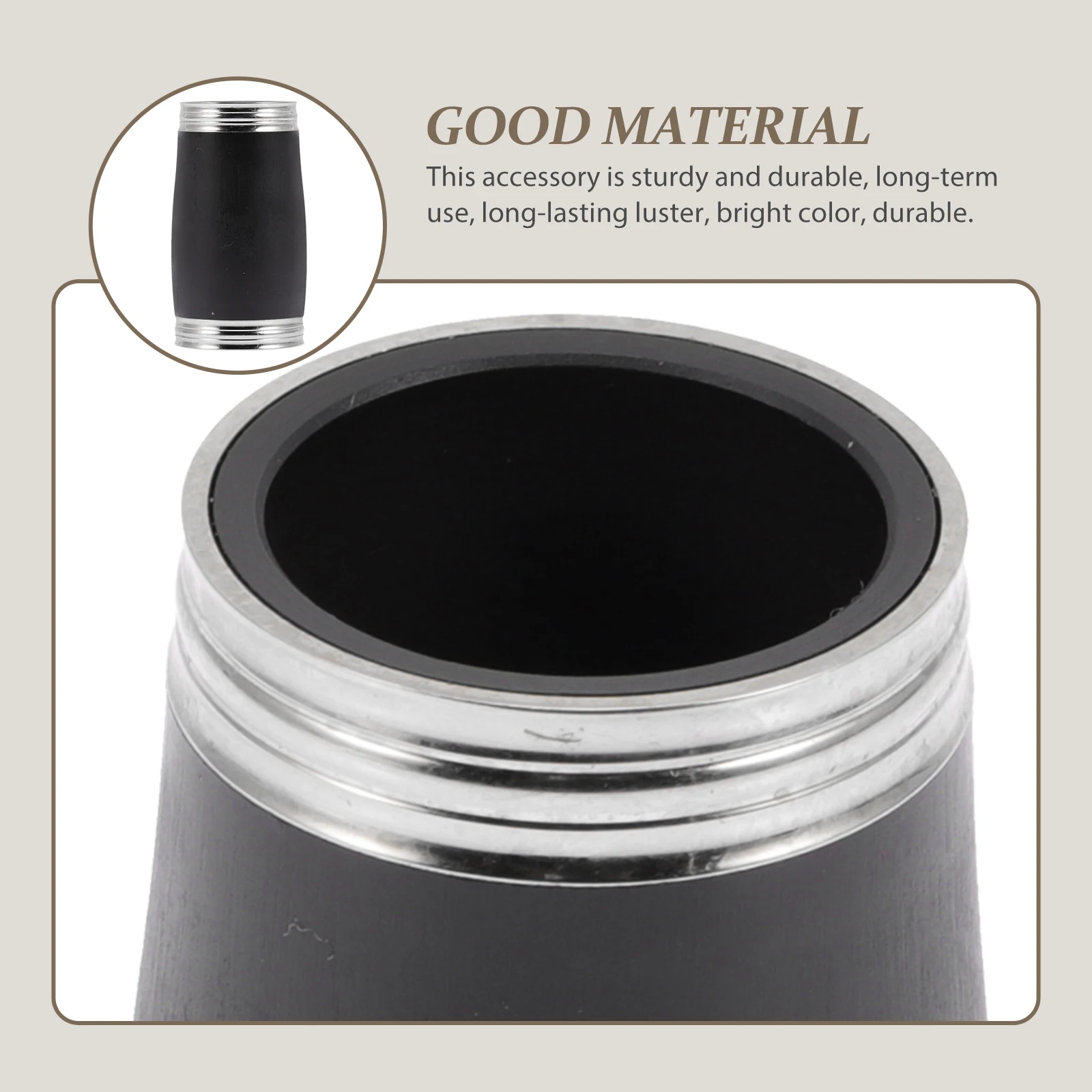 

Clarinet Tuning Tube Musical Instrument Accessories Pipe Practical Sound Compact Pitch Two Section