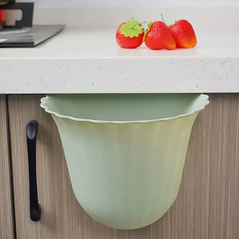 Multi-Purpose Hanging Trash Can For Kitchen - No Power Needed, Fits Cabinet Doors