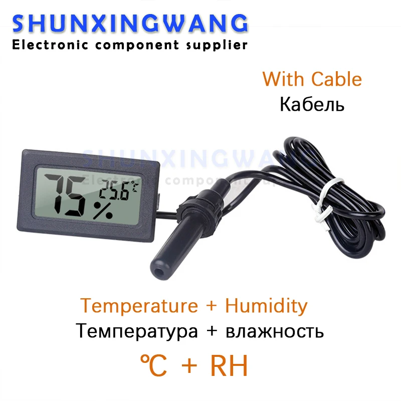 Mini Digital LCD Indoor Convenient Temperature Sensor Humidity Meter Thermometer Hygrometer Gauge