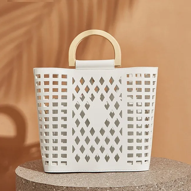 Luxury Handbags Casual Crossbody Bags for Women Shoulder Messenger Bags Summer Ladies Hollow Out Beach Bag Sac de femmes