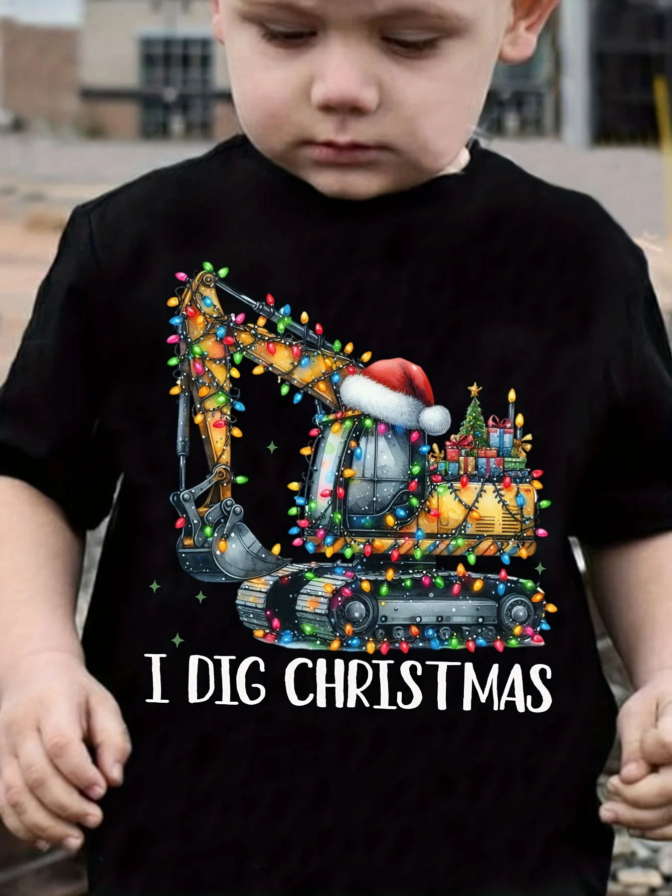 Christmas Boys Short‑Sleeve Tee, 