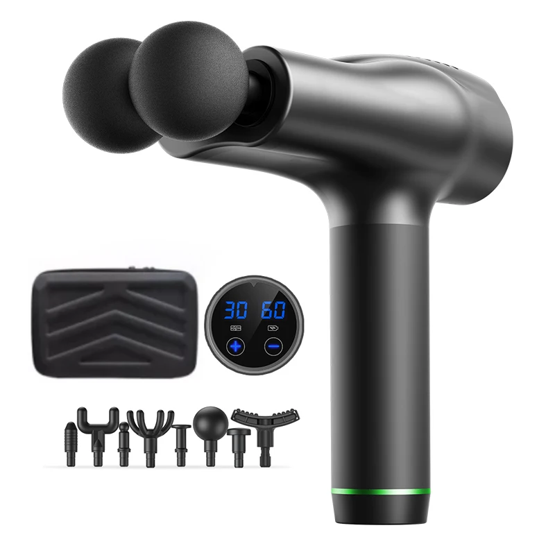 

VTT Professional-grade double-headed fascia gunfor Workout, Handheld Percussive Therapy Fascia Gun for Athletes Fast Recovery